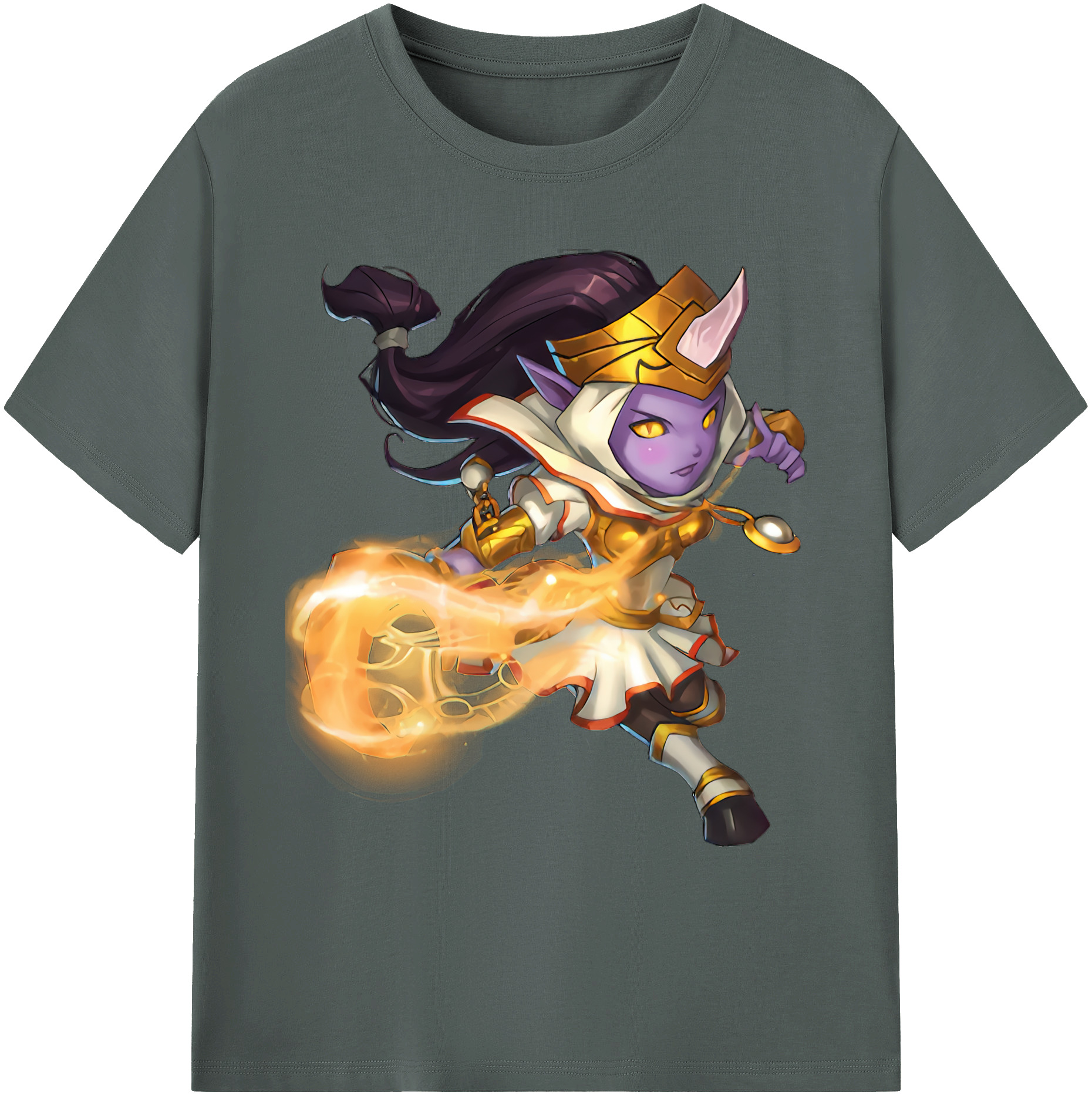 リーグ・オブ・レジェンド League of Legends LOL 綿100％ メンズ半袖Tシャツ｜肌触りやわらか＆通気性